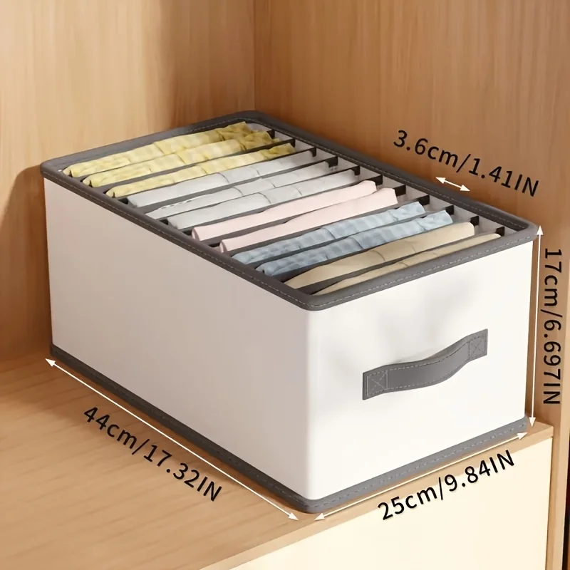 Faltbarer Stoff Schubladenorganizer Für Kleidung Und Schrank_voghion.com