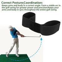 1PC Professional Elastic Golf Swing Trainer Arm Band, Golf Swing Gesture Corrector For Men Women Beginners 2