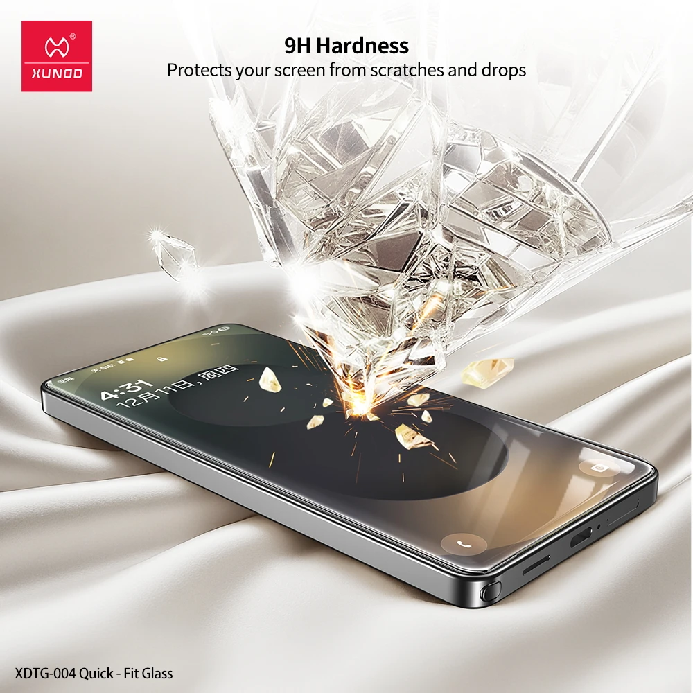 Xundd Fast Install HD Glass Screen Protector