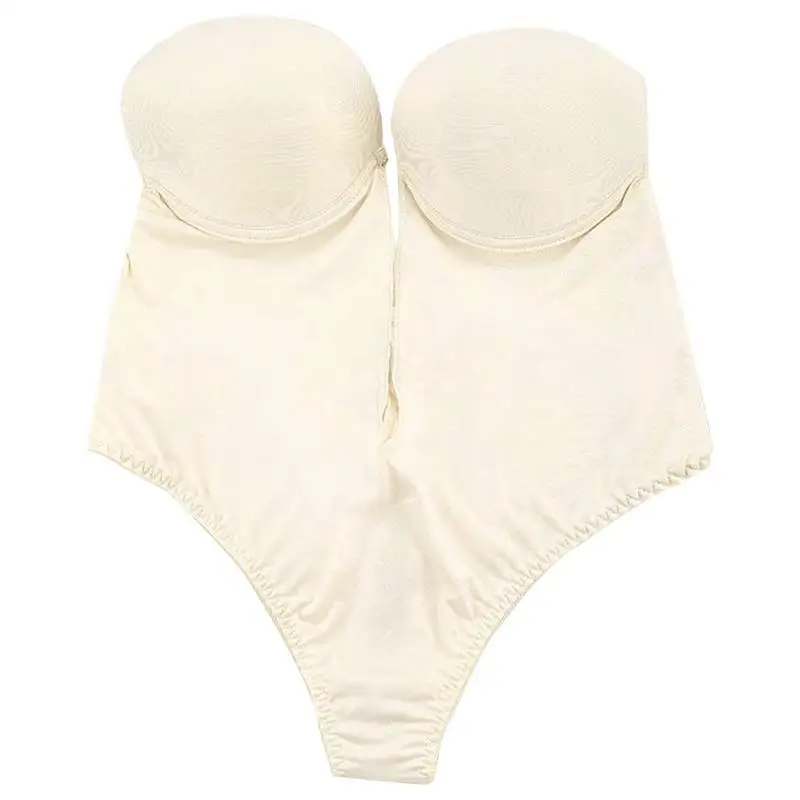 Women Invishaper Invisible Plunge Backless Body Shaper Bra Low Back