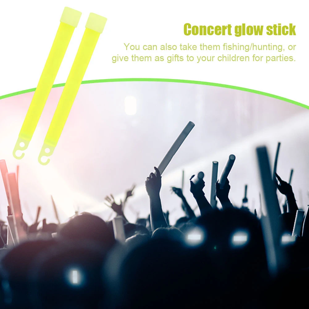 Green LED Glow Sticks for Party Camping Fluorescence Glow In The Dark Stick