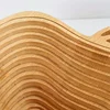 Foldable Fruit Basket Portable Bamboos Creative Snack Plate for Christmas Party Eco-Friendly Food Storage Organizer Kitchen Tool 5