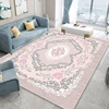 Persian American Retro Carpets Home Nordic Style Bedroom Bedside Large Area Rug Study Room Lounge Customizable Mat for Non-slip 3