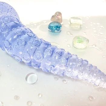 Abhoth Dildo  Octopus Foot Colored Tentacles Dildo Butt Plug Backyard Supplies Butt Plug Stimulation In-depth Sex Toys Anal Toys 4