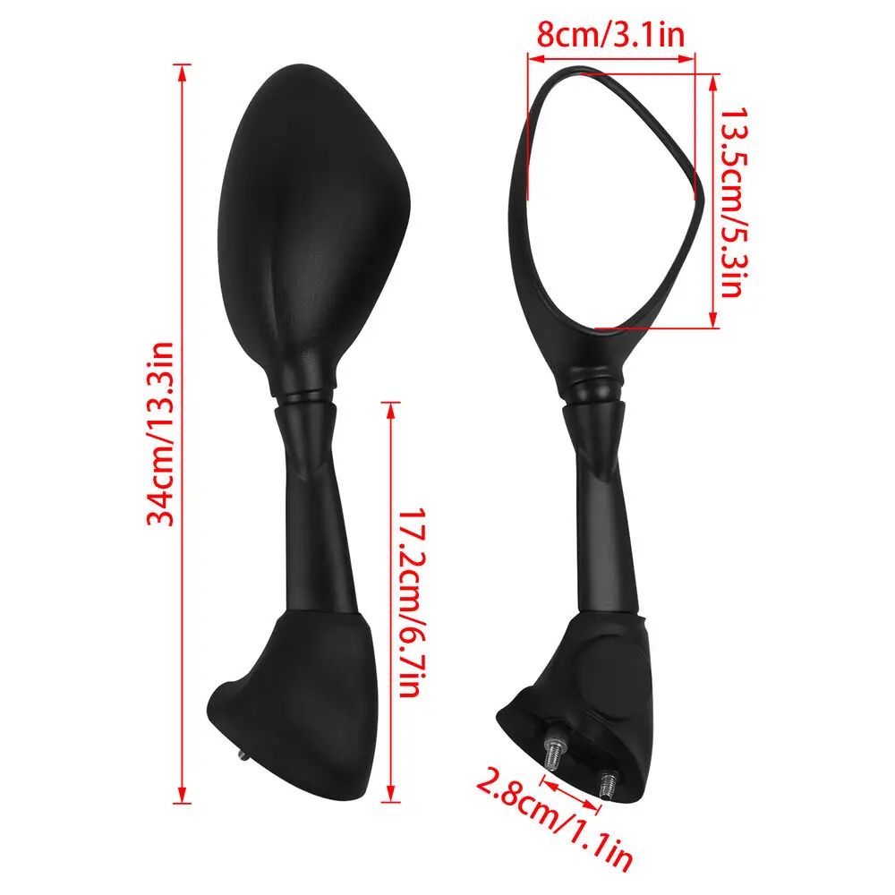 Motorcycle Rearview Side Rear Wing Mirror For BMW S1000RR S 1000RR 2009-2018 2