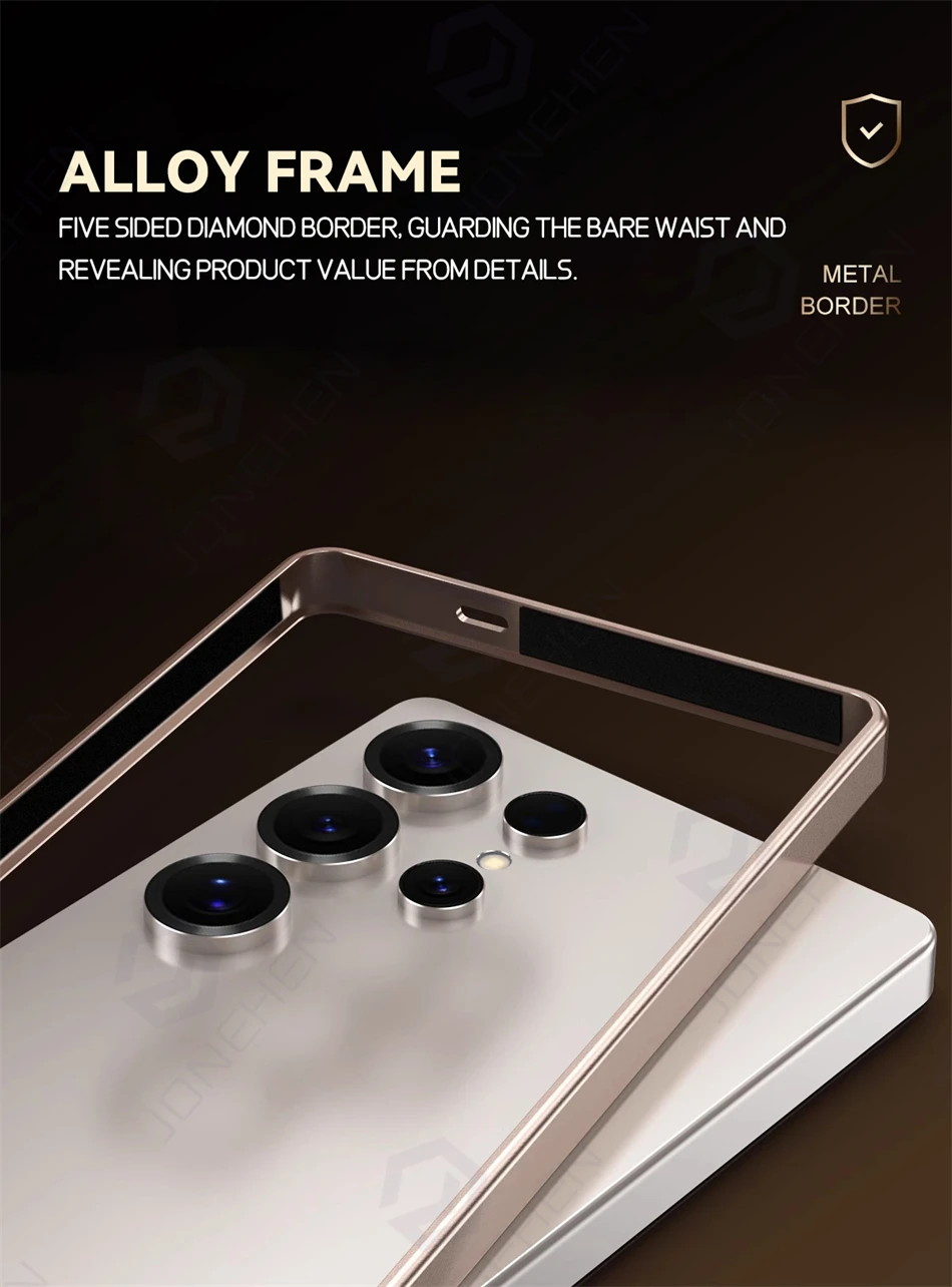 إطار معدني فاخر من الألومنيوم الخفيف لهاتف سامسونج...