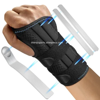 1 pièces bracelet réglable Support de poignet attelle de poignet Sport main gauche droite Support de poignet pour Fitness, haltérophilie et soulagement de la douleur 1