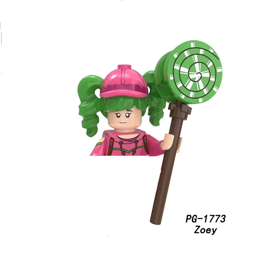 Neue 16-teilige Cartoon-Anime-Figur Festung Nacht Baustein Mini-Montage Puppe Kinderspielzeug Geschenk Weihnachtsgeschenk – Detail 7