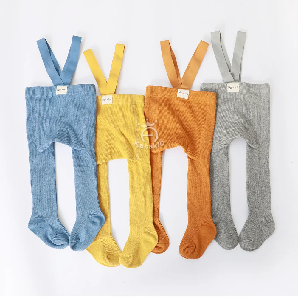Baby Girls Boys Stocking Overalls Pants for 0-3Y Infant Toddler Knitting Cotton Newborn Tights Pantyhose High Waist Leggings