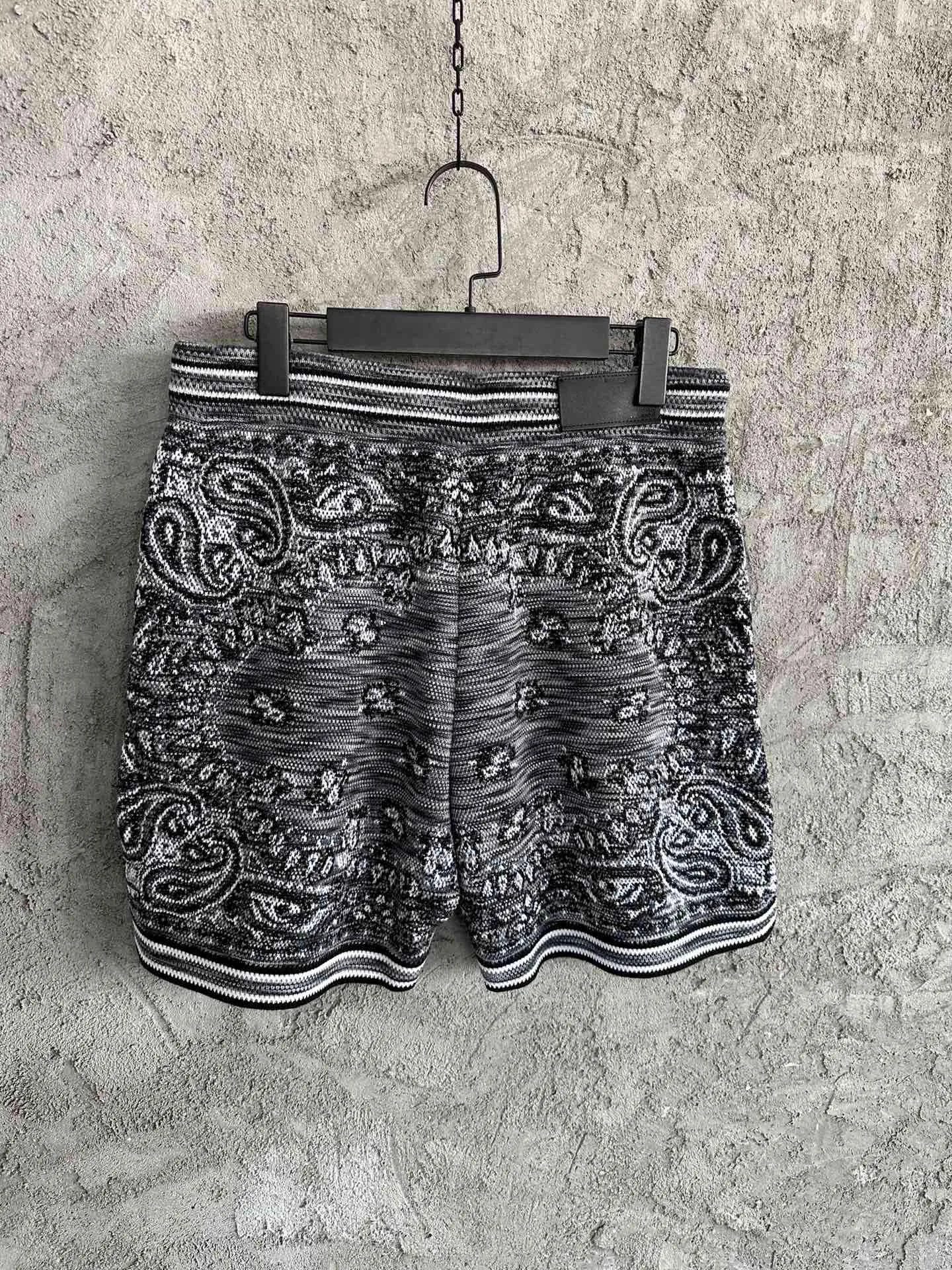 men knit paisley shorts 6