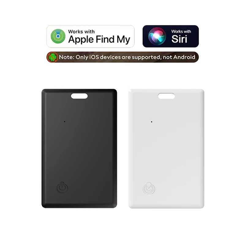 Slim Wallet Bluetooth Smart Tracker Card - Item Finder for Wallets & Keys, Compatible with Find My App