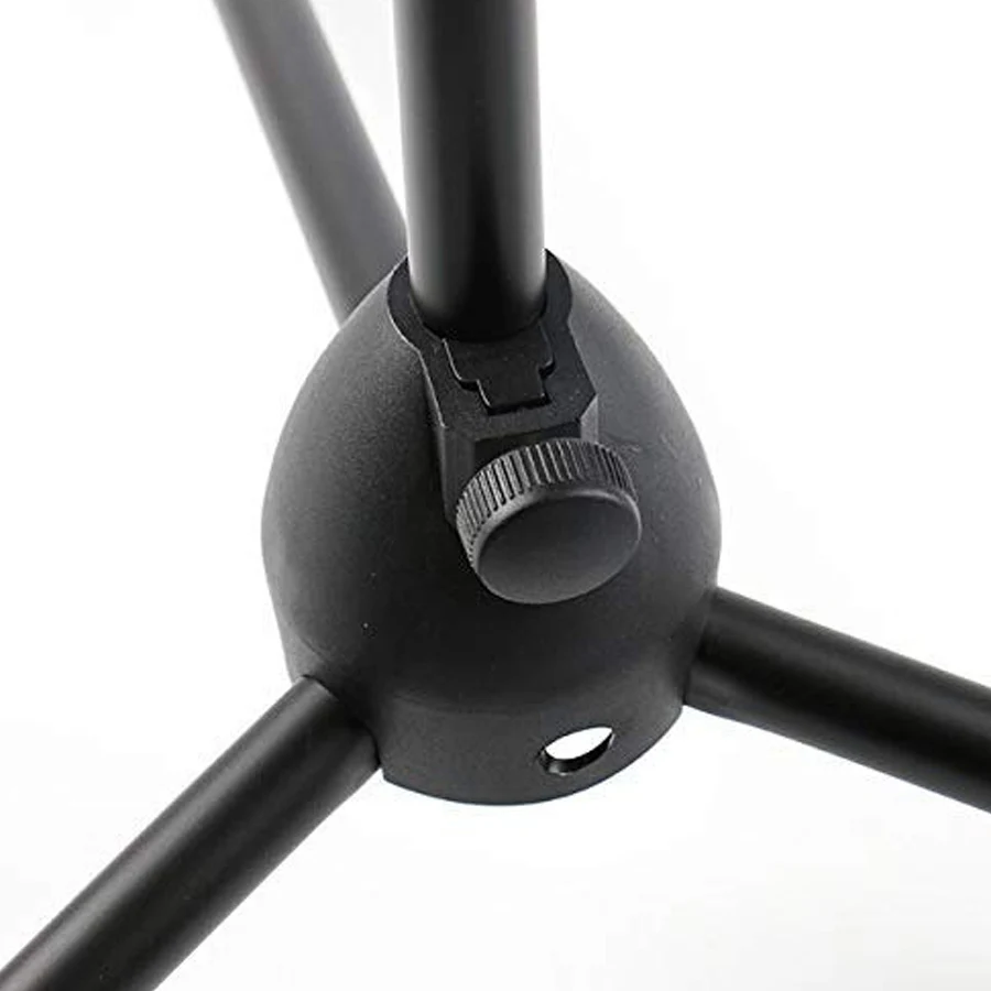 Piso Microfone Tripé Suporte Braço Oscilante Retrátil Metal Mic Suporte Tripé Estágio Desempenho Microfone ao Vivo Suporte - Image 5