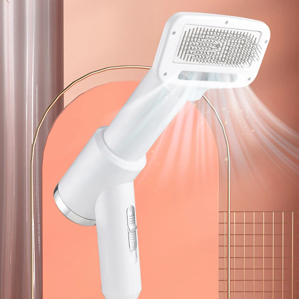 2 In 1 Dog Fur Blower Dogs Hair Dryer Comb Brush Pets Grooming Dryer Portable Cat Hair Comb Low Noise Temprature