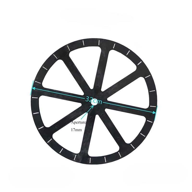 Display Stand Plastic Rotating Swivel Plate Turntable Floor Mirror Shoe