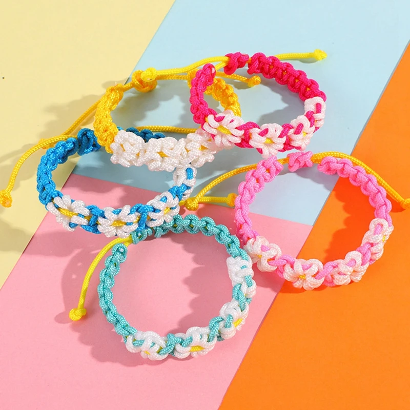 Cute Flower Bracelet For Girls Friendship Handmade Bracelet For
