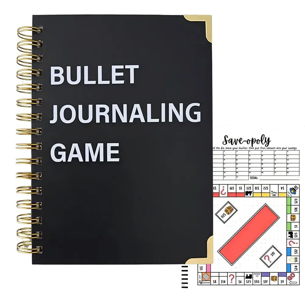 Schedule Notebook 1pc/set Game Creative New Portable Bullet Dot Journal Game Log A Creative Notebook For Tracking Progress Task Planning