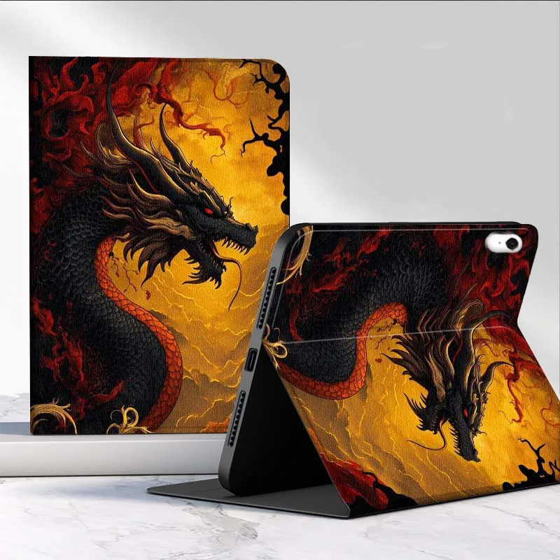 Luxury Dragon Design Soft Tablet Case