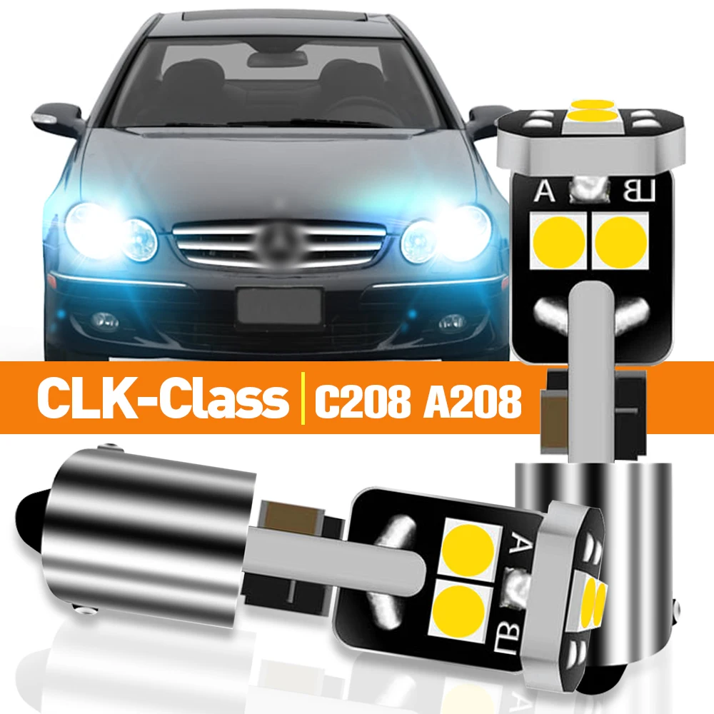 

2pcs LED Parking Clearance Light For Mercedes Benz CLK Class C208 A208 1997 1998 1999 2000 2001 2002 Accessories Canbus Lamp