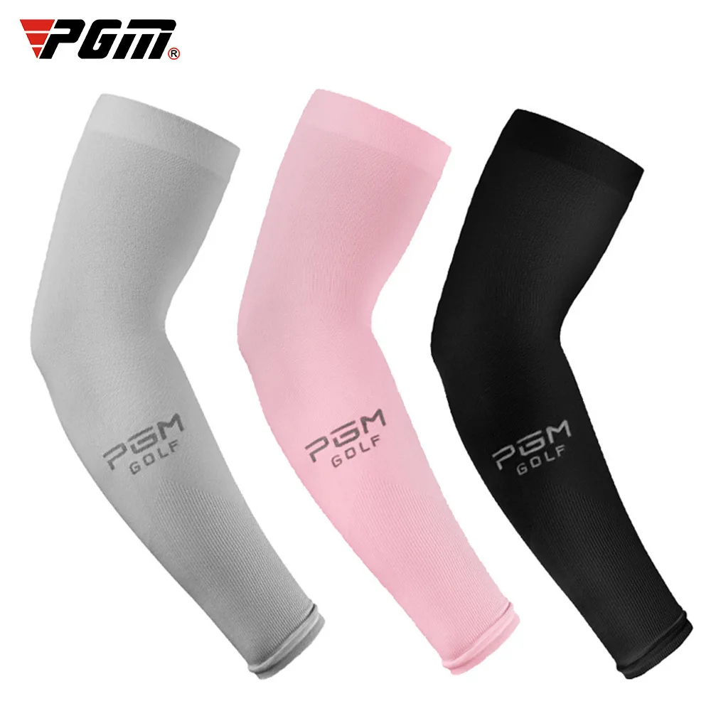 

PGM Golf Sunscreen Sleeve for Men and Women High Elastic 3D Sunscreen Seamless Ice Silk Sleeve for UV Sunscreen Arm Protection