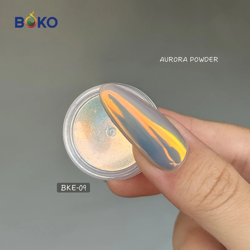 Manicure Pigment Glitter Nail Aurora Mirror Powder Chrome Pigment for DIY Nail Art Decor