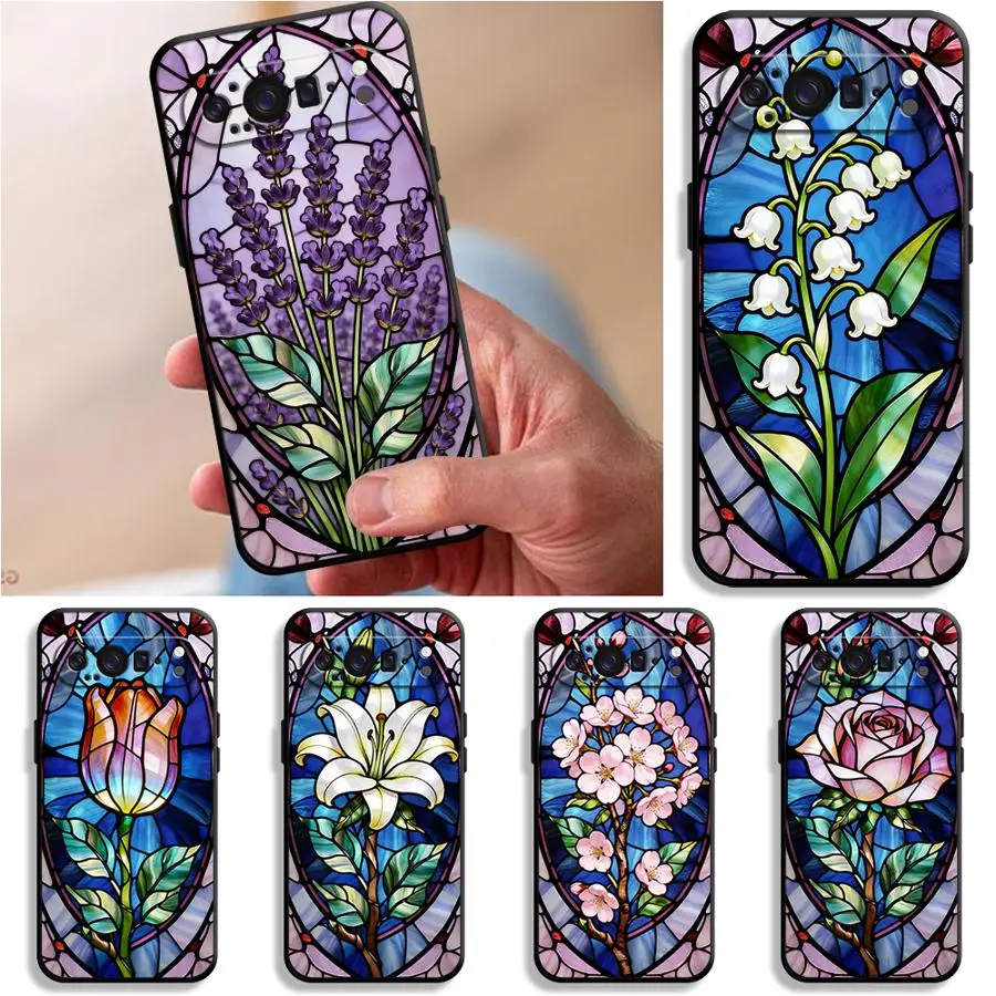Vibrant Floral Window Phone Case Cover