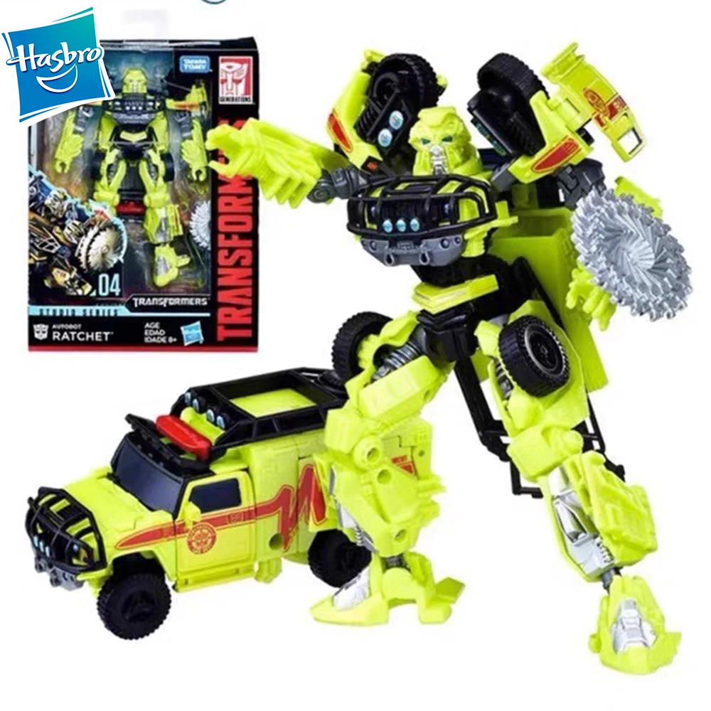 

Hasbro Transformers Ss10 Jazz Ss04 Ratchet Toys Deluxe Autobot Movie Action Figure Model Anime Collectible Gift Toys