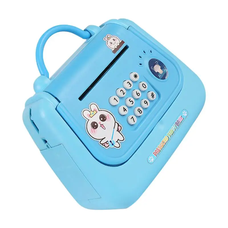 

Piggy Bank For Boys ATM Bank Electronic Coin Money Bank Automatic Paper Money Scroll Saving Box Great Gift For Kids