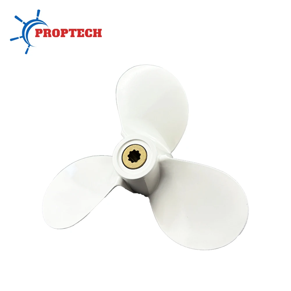 Marine Propeller For YAMAHA Outboard Motor Propeller 4HP 5HP Boat Ship Aluminum Screw 3 Blade 9 Spline Fit 7 1/2*7 inch