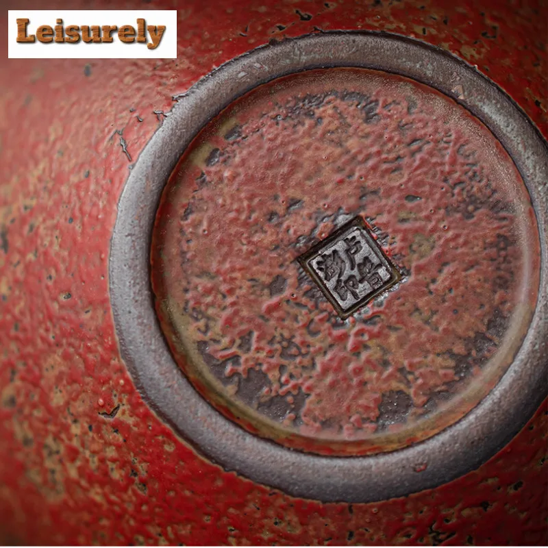 400ml Kiln Fambe Jianshui Tea Wash Bowl Writing-brush Washer Water Washing Slag Tank Household Chaxi Cha Supplies Decoration