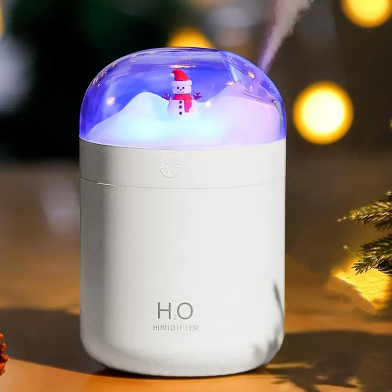 Desk Humidifiers For Office Snowman Silent Personal Humidifier Portable Air Humidifier Small Desktop Humidifiers For Bedroom