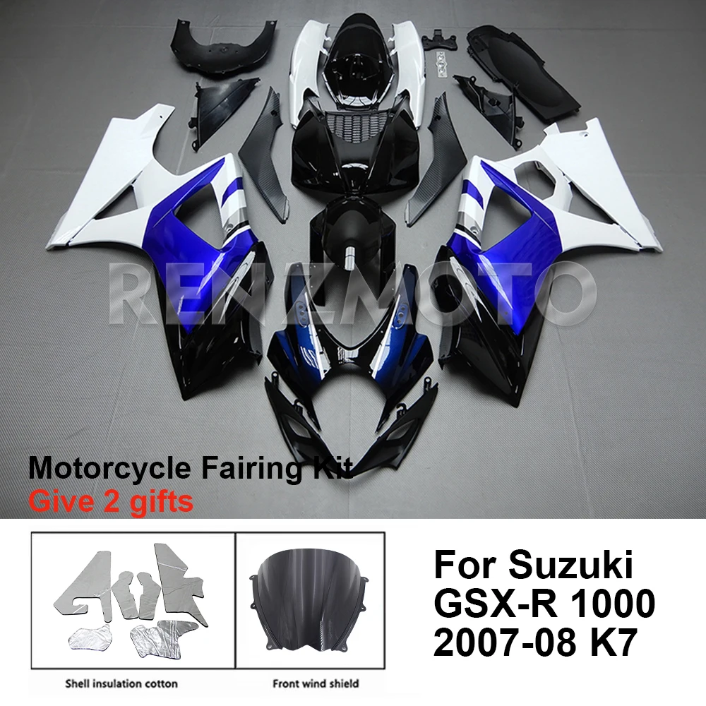 

Motorcycle Fairing Set Body Kit Plastic For Suzuki GSXR GSX-R 1000 2007-08 K7 Accessories Injection Bodywork S1007-102a