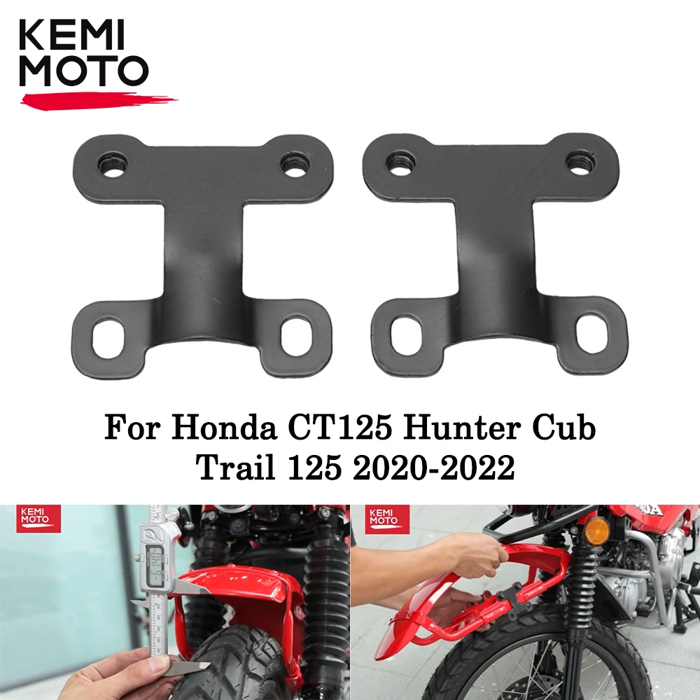

Front Fender Adapter Lift Kits For Honda CT125 Hunter Cub 2022 Motorcycle Accessories Parts KEMiMOTO Trail 125 2020 2021