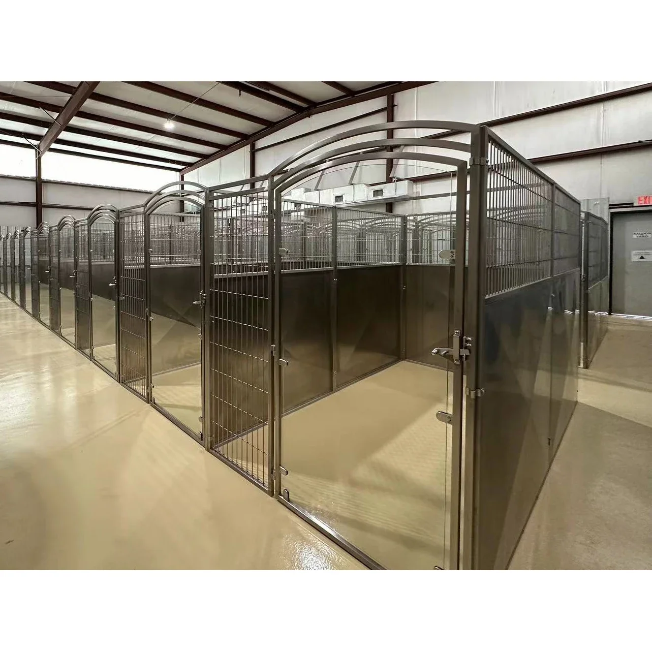 Pet hospital Luxury kennels pet boarding Modular large dog kennel