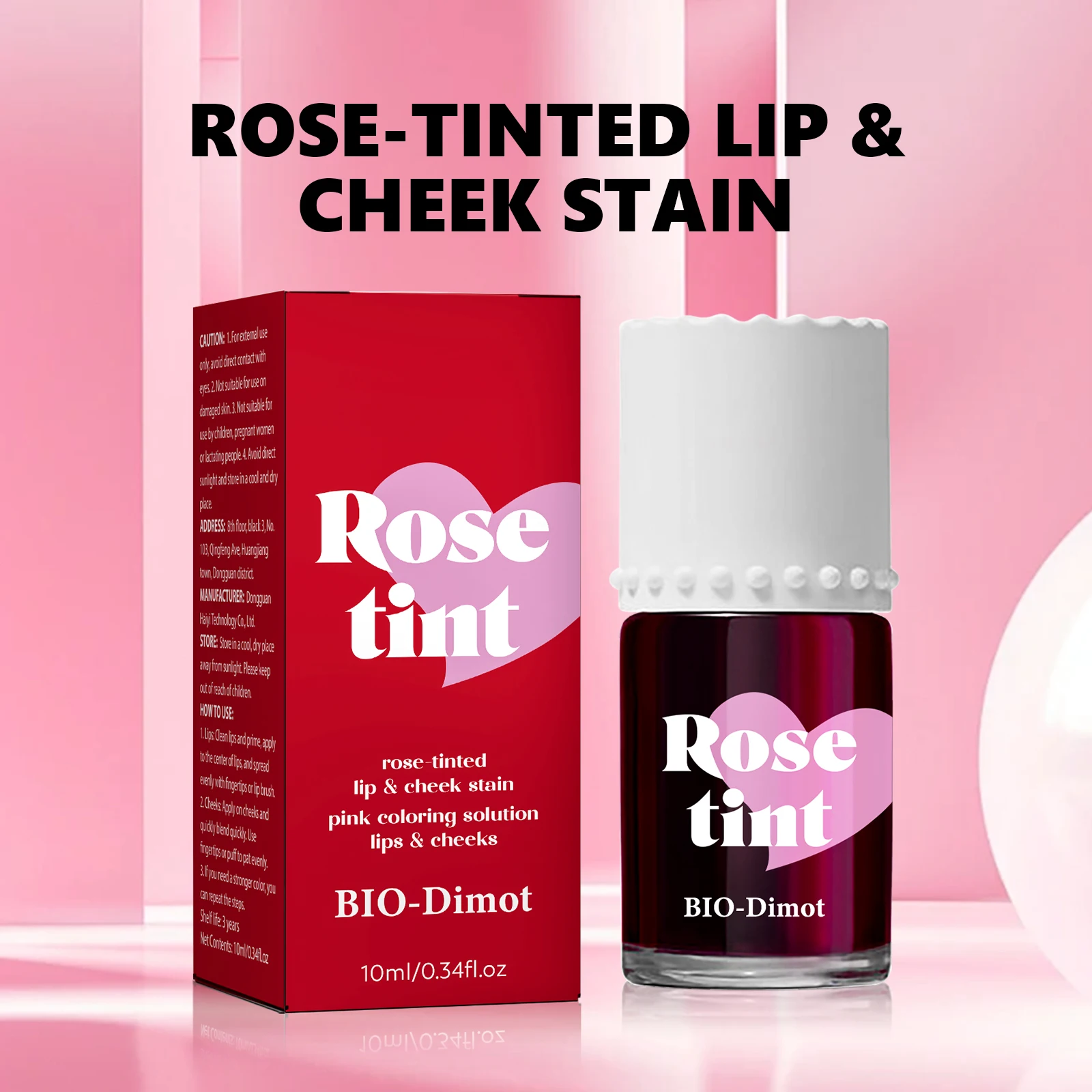 10ml Rose Tint Dual-Purpose Lip & Cheek Stain