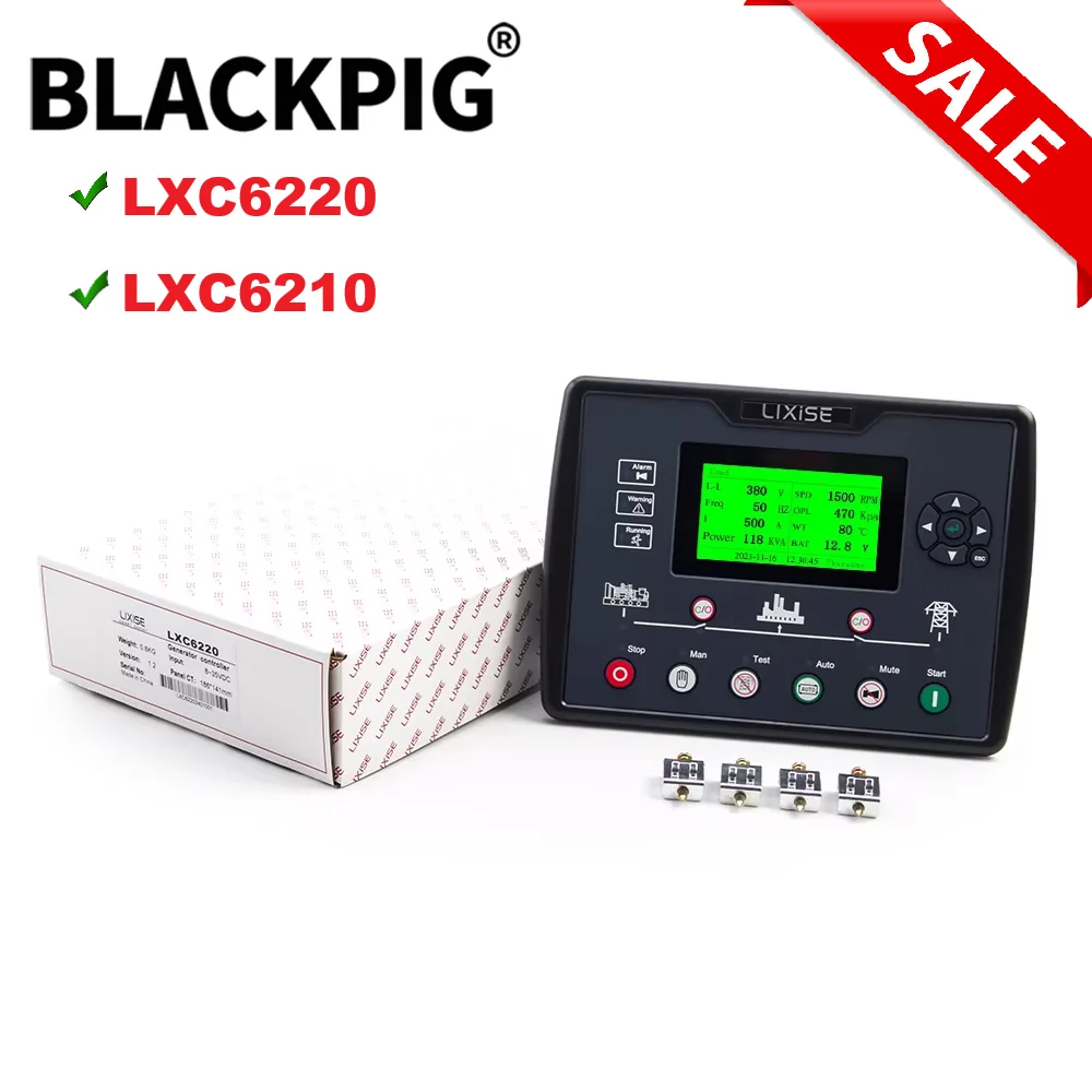 LIXiSE LXC6220 LXC6210 발전기 컨트롤러 패널 AMF 자동 시작 제..