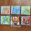 Pokemon Series GBA Game Cartridge Card In Box Emerald Ruby FireRed Leafgreen Sapphire No Manual is USA version