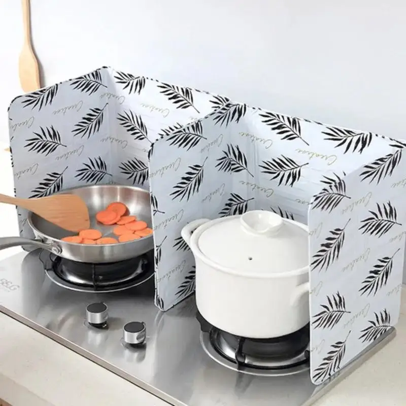 Foldable Kitchen Screen Oil Splash Guard Frying Cooking Shield Guard Wall Tile Protector