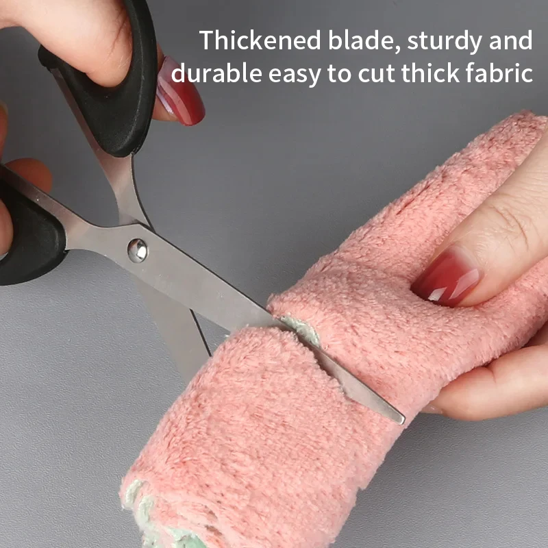 Multi-purpose office stainless steel scissors Household Kitchen Stainless Steel Scissors Student Diy Paper Cuttings Knife - 4
