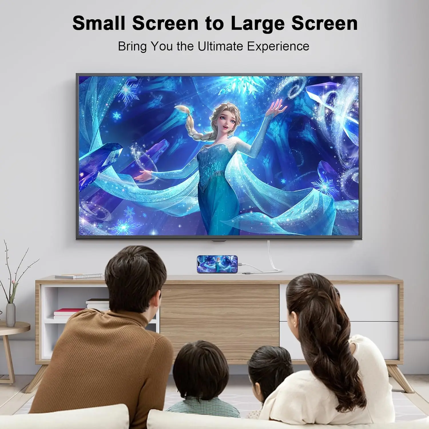 Lightning to HDMI Adapter 1080P HD Sync Screen For iPhone 14/13/12