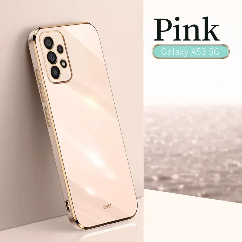 Enhanced Solid Color Plating Silicone Phone Case - Premium Soft Cover