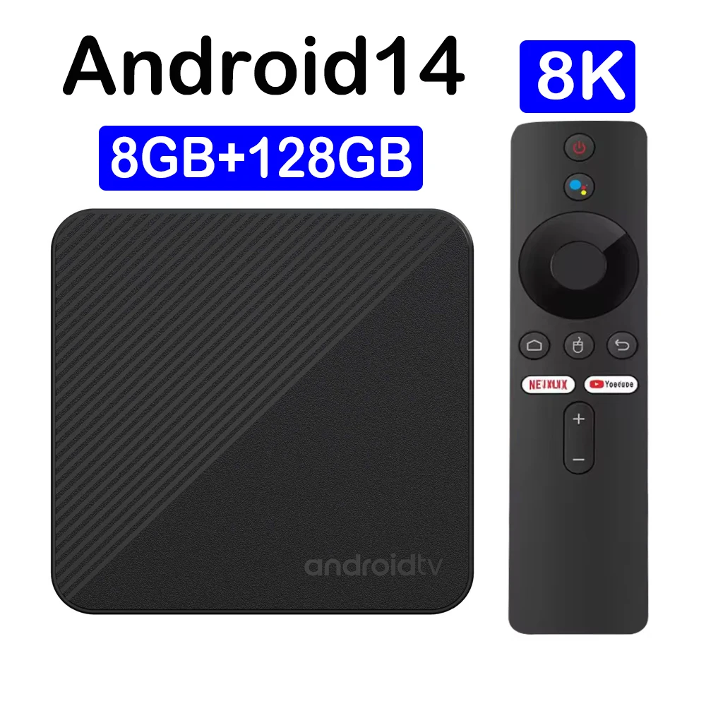 r 3台 android 10 Smart TV Box T8 Android 14 2025 8K Ultra Ram 4GB 8GB Rom