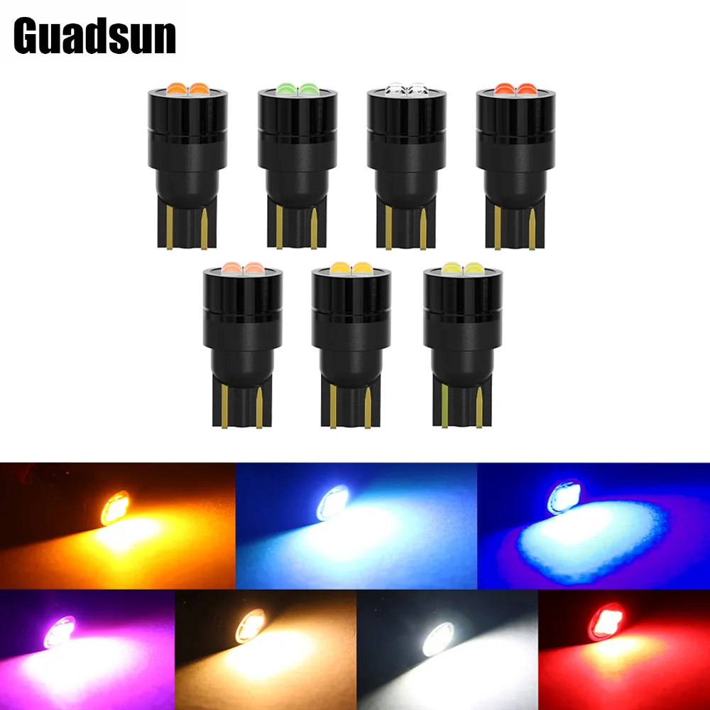 

2 шт., автомобильные лампы для чтения T10 W5W 194 LED 3030 4SMD Canbus 12 В