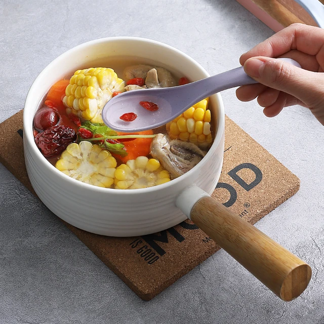 Cuillère à soupe en plastique blanc de 15,5 cm - Cuillère à soupe