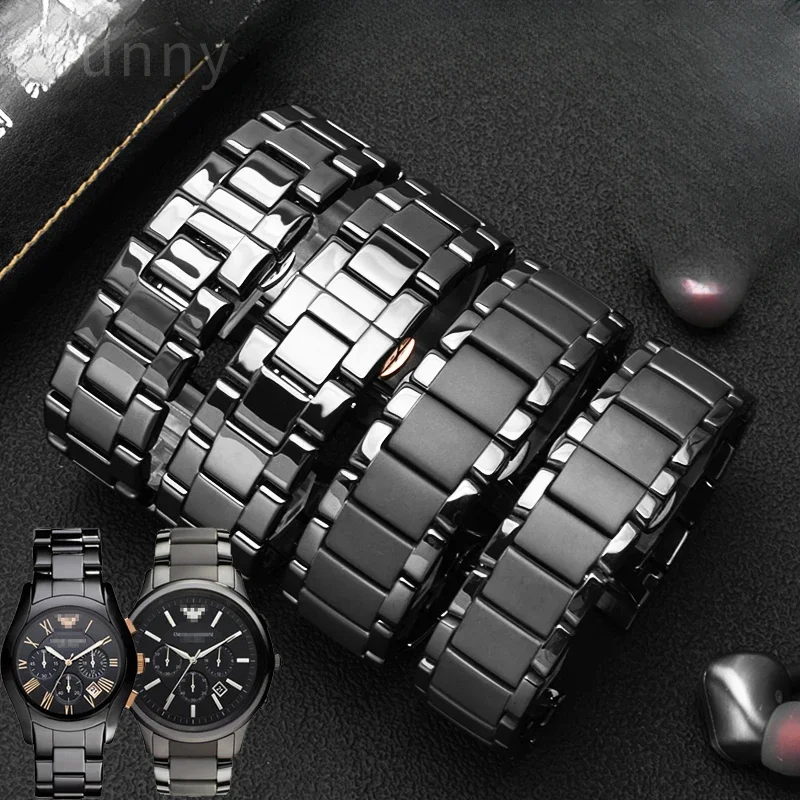 Affordable Swiss Ceramic 18 mm Watch Band AK514GY_K0017774