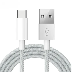 High - Speed Nylon Braided USB C Charging Cable - 1.0m (TypeC)