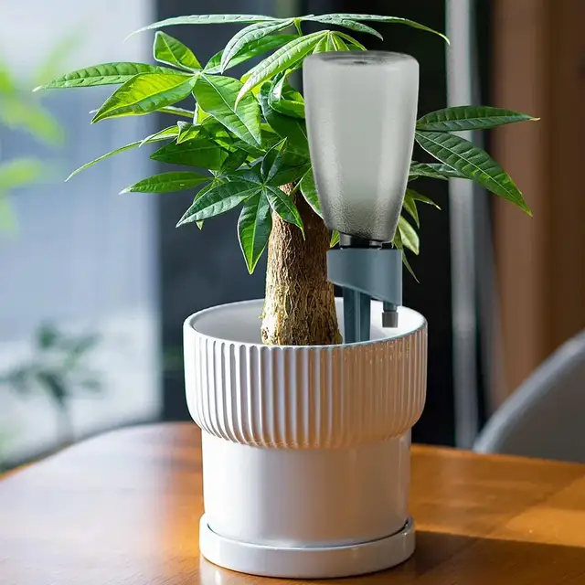 Watering Stakes 6 Pieces Plant Watering Devices with Bottle Slow Release Control Valve Automatic Irrigation for Home Potting 2