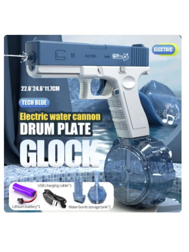 Pistolet À Eau Électrique Water Gun Pour Enfant Adulte Automatique Pistolet À Eau Puissant Water