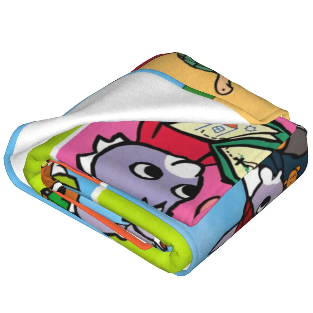TROTRO Anime Comic Flannel Blanket Cartoon Character Soft Warm Throw Blanket for Couch Chair Picnic Bedspread Sofa Bed Cover 2