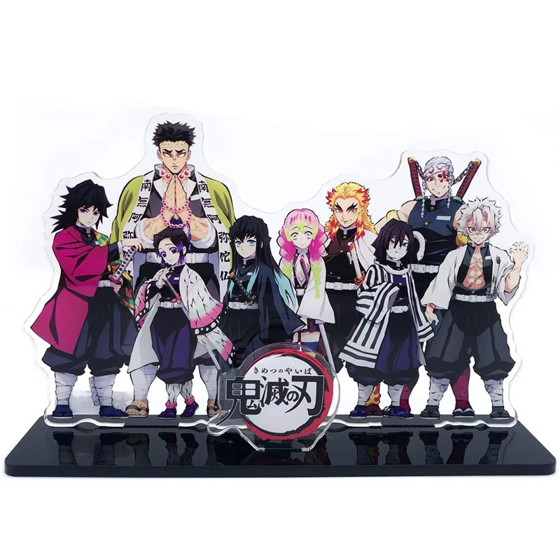 

Фигурка аниме Kamado Tanjirou Kamado Nezuko Agatsuma Zenitsu стоящая акриловая подставка Двусторонняя модельная пластина настольная декоративная игрушка подарок