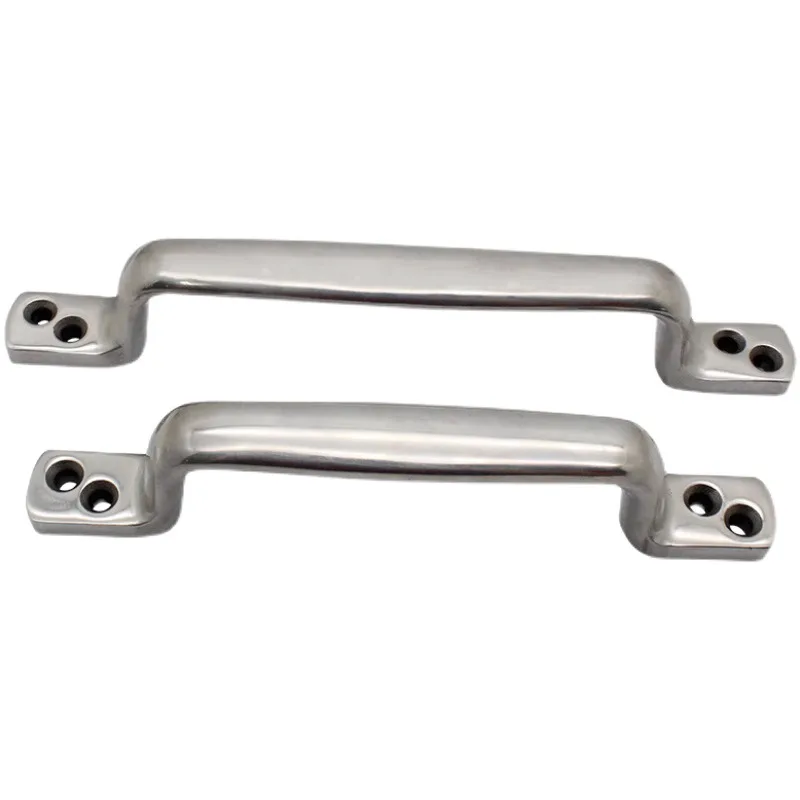 304 Stainless Steel Double Hole Large Handle Load-Bearing Thickened And Widened Solid Industrial Equipment Door Handle Handle